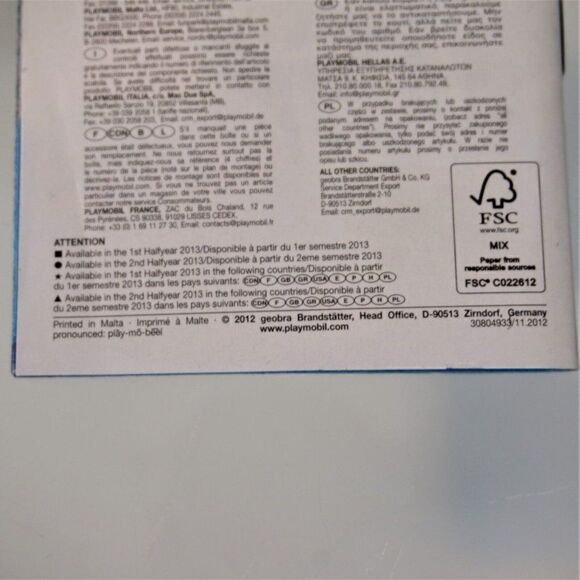 Playmobil Catalog Booklets 2012 2014 Geobra Germany Lot of 2 - Picture 10 of 10